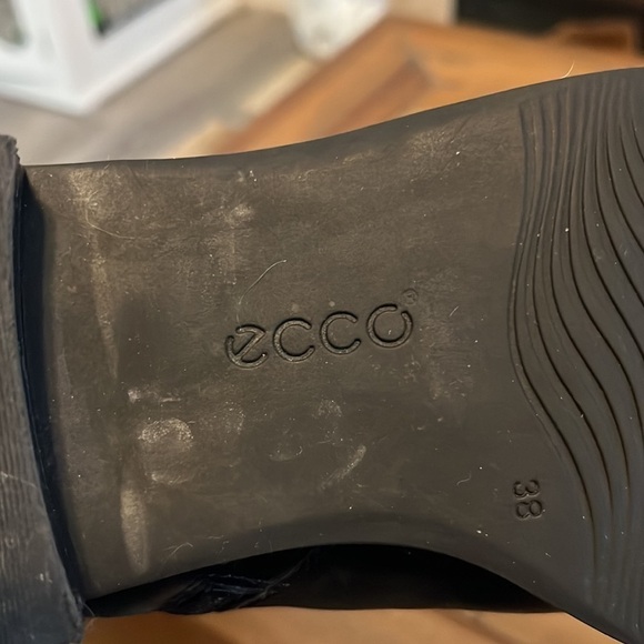ECCO black leather boots, size 38 EU, in very good condition - Picture 8 of 8